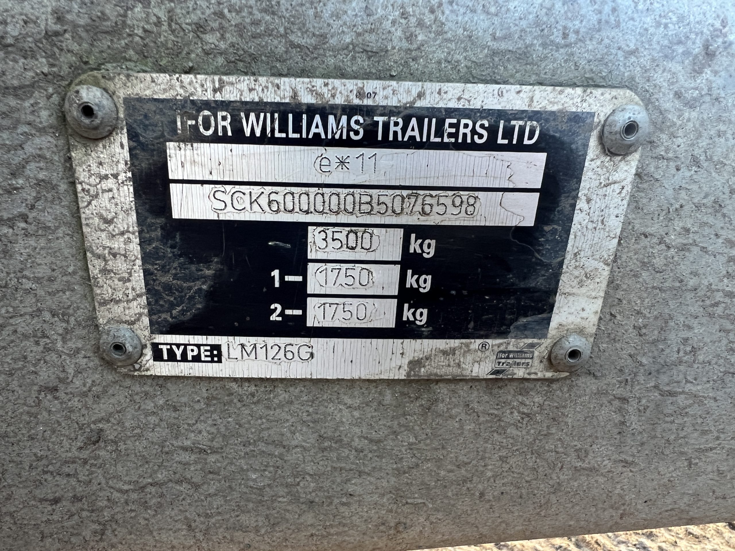 IFOR WILLIAMS LM126G 2016 - used attachments & accessories for sale at J Hawes Ltd - view 9