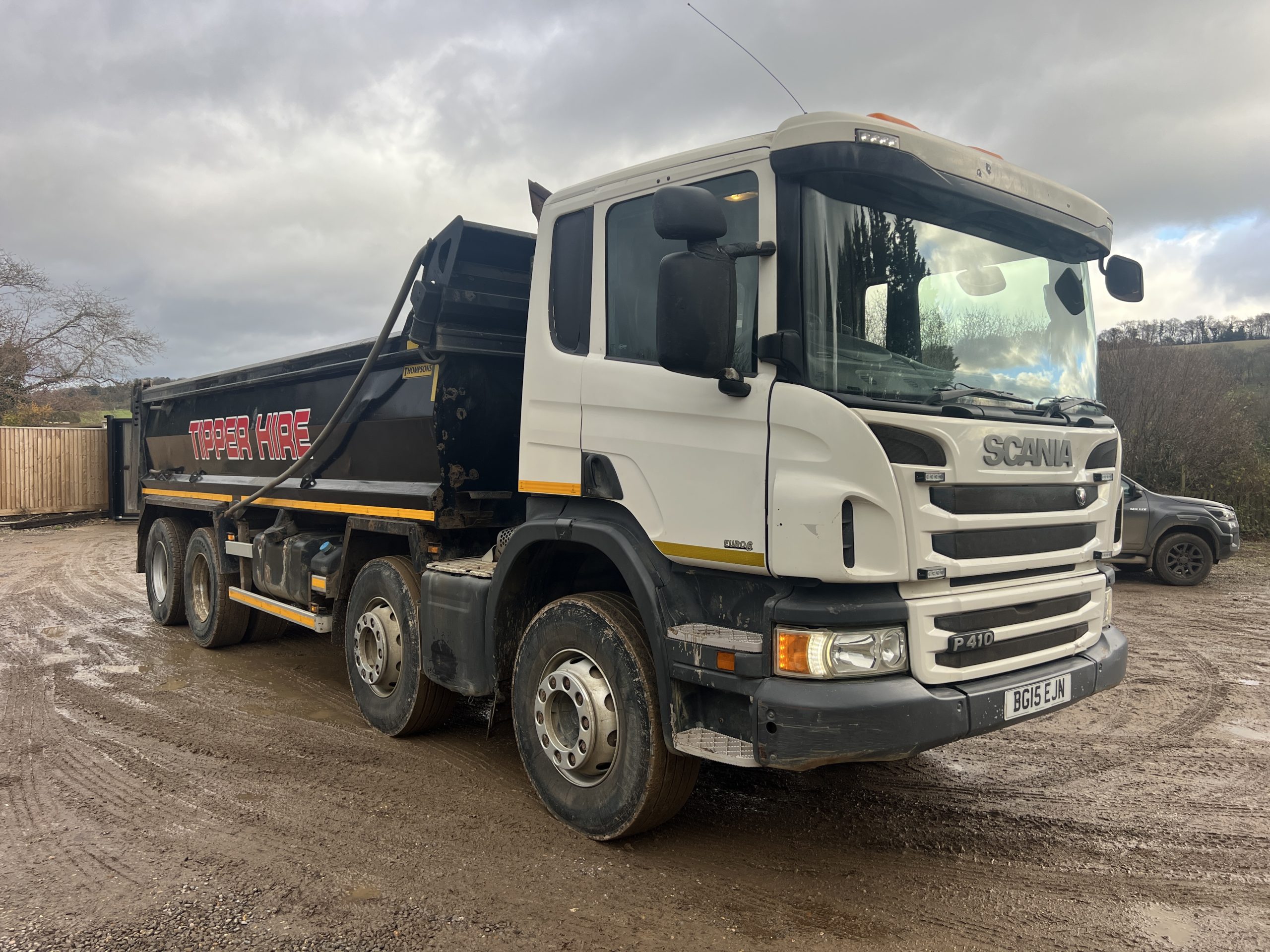 SCANIA P410 TIPPER 2015 - used trucks for sale at J Hawes Ltd - view 2