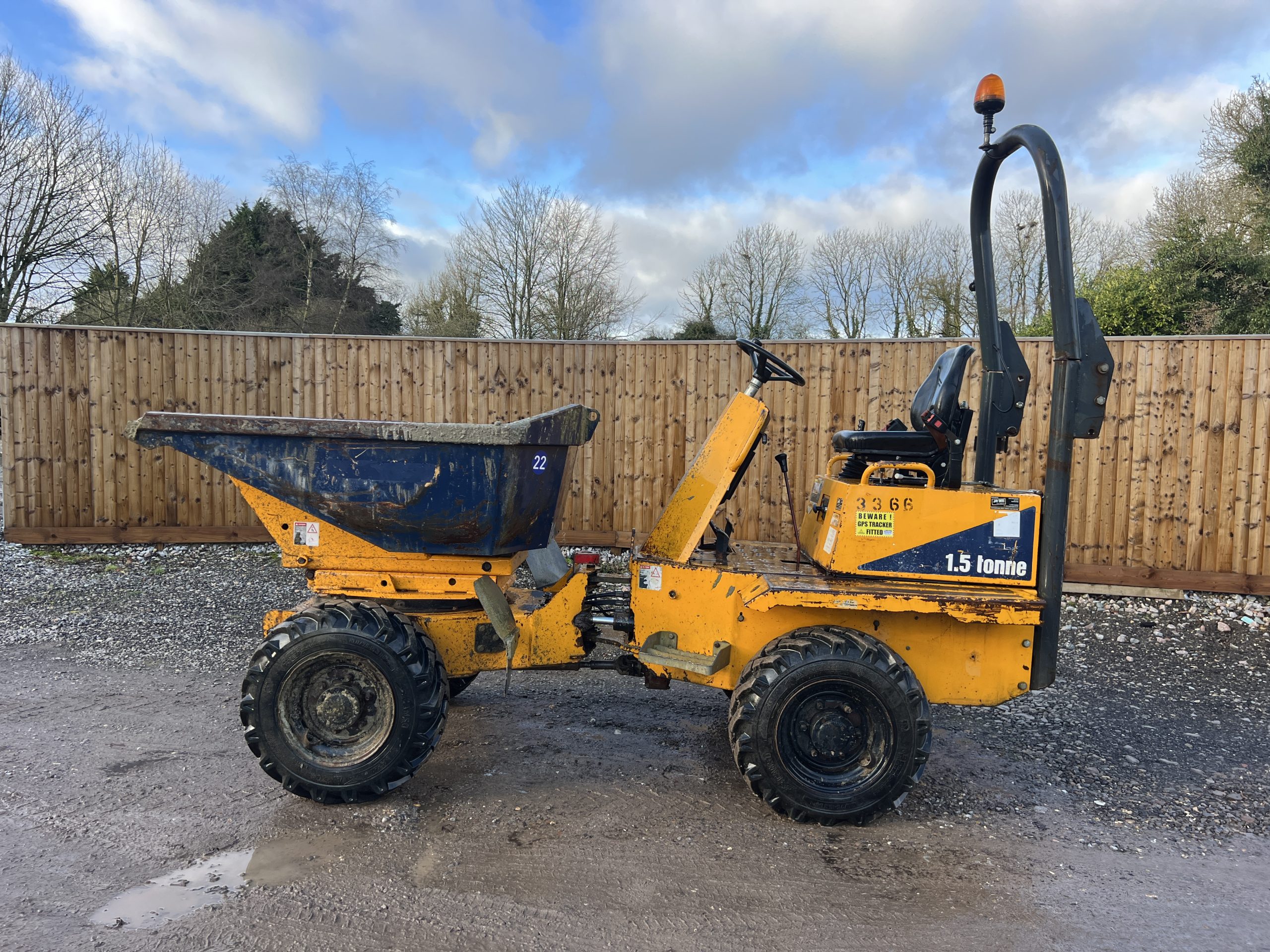 THWAITES 1.5T HIGH/SWIVEL 2011 - used plant for sale at J Hawes Ltd - view 2