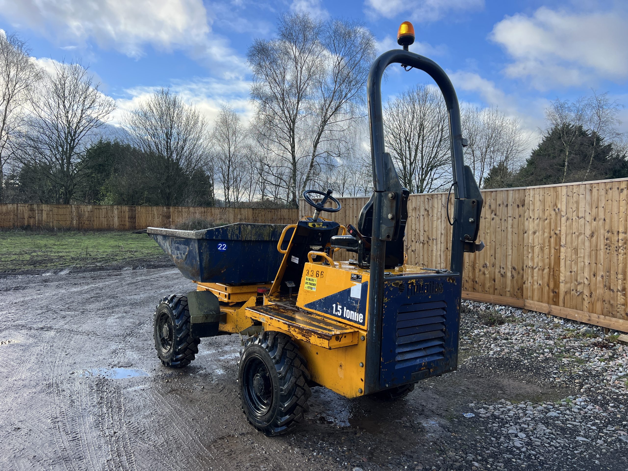 THWAITES 1.5T HIGH/SWIVEL 2011 - used plant for sale at J Hawes Ltd - view 4