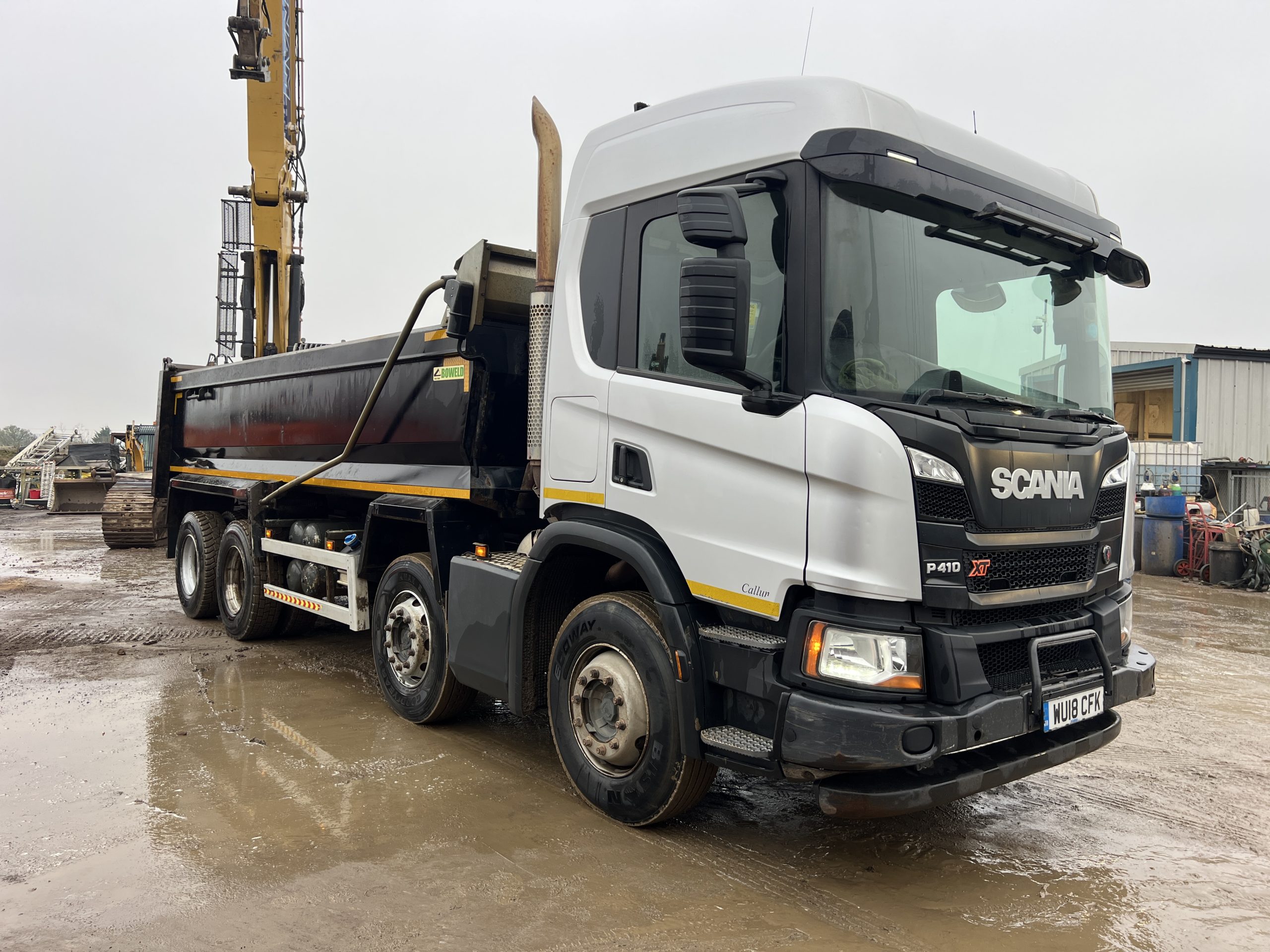 SCANIA XT P410 TIPPER 2018 - used trucks for sale at J Hawes Ltd - view 2