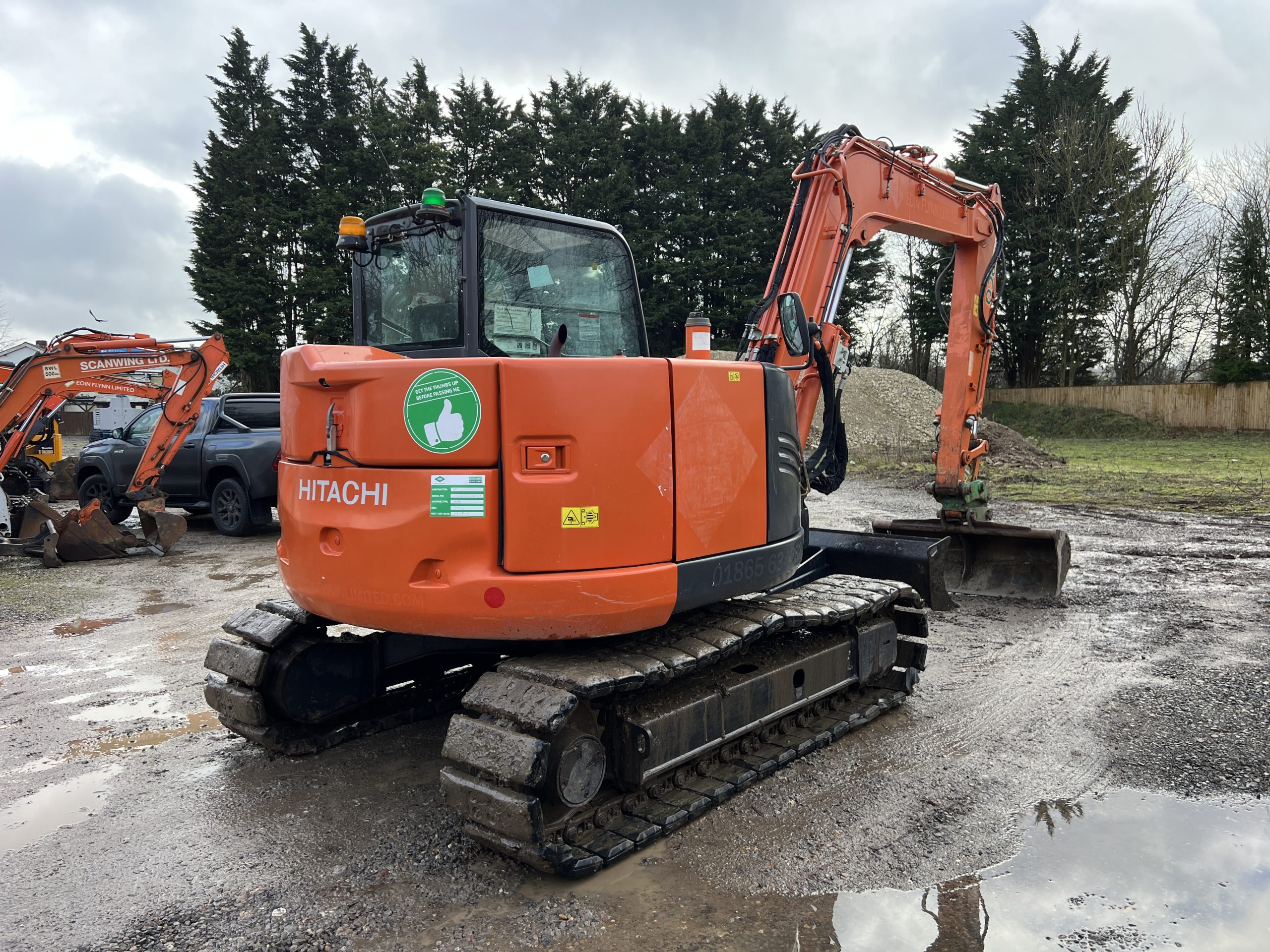 HITACHI ZX85USB-5A 2017 - used plant for sale at J Hawes Ltd - view 4