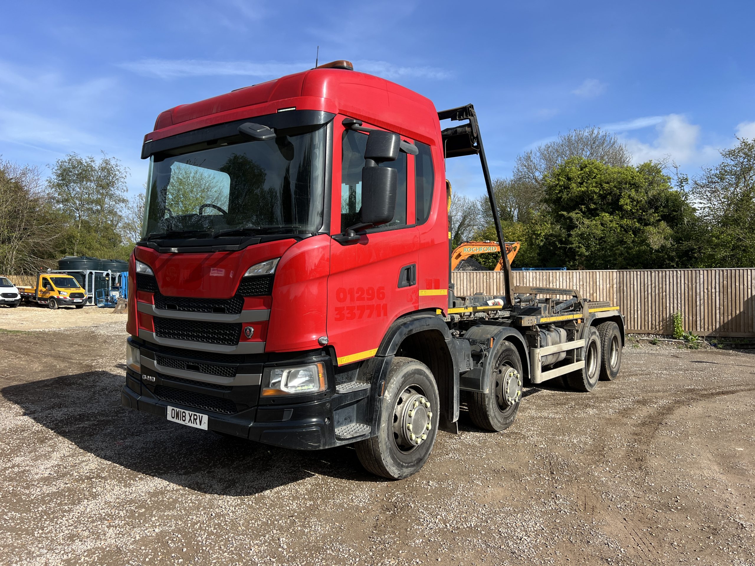SCANIA G410 HOOK LOADER 2018 - used trucks for sale at J Hawes Ltd - view 3