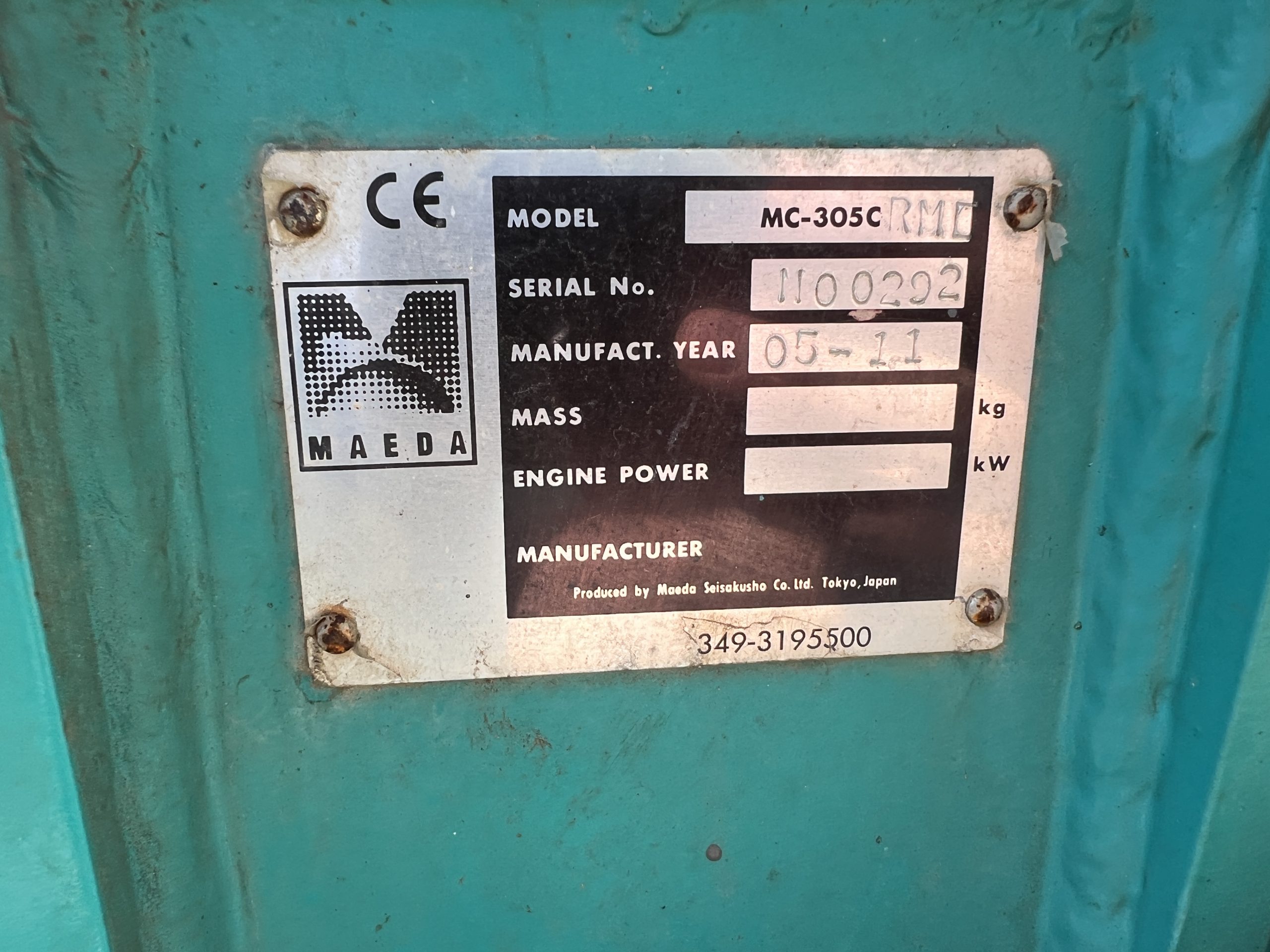 MAEDA MC-305C CRANE 2011 - used plant for sale at J Hawes Ltd - view 17