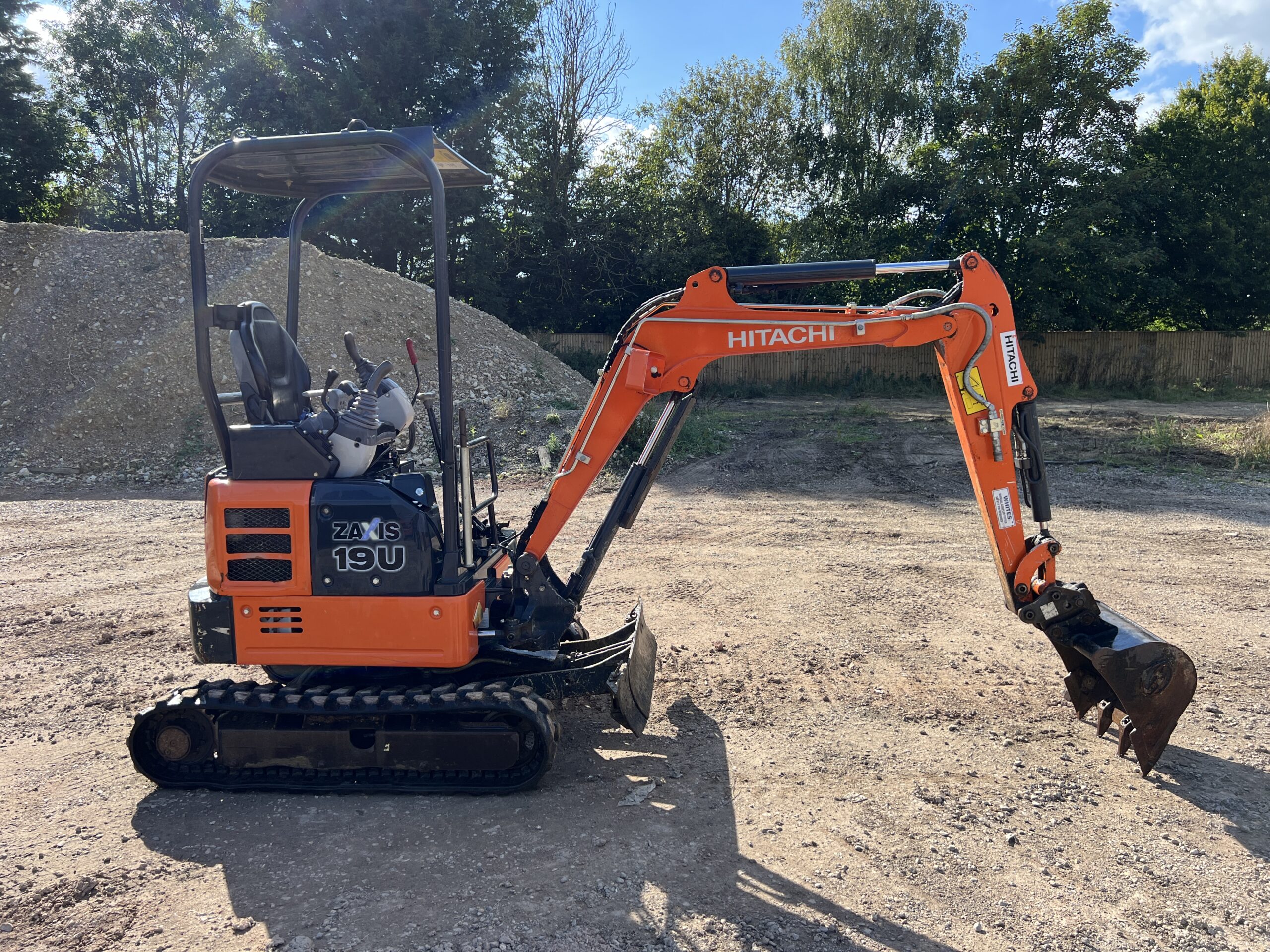 HITACHI ZX19U-5A 2018 - used plant for sale at J Hawes Ltd