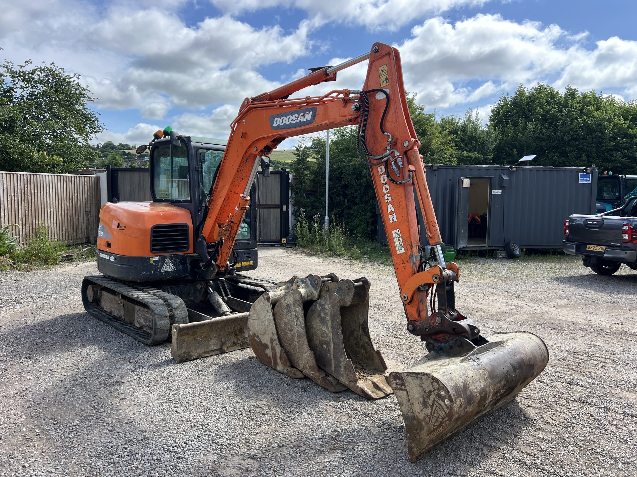 6 TON DOOSAN DX63-3 2016 - used plant for sale at J Hawes Ltd - view 4