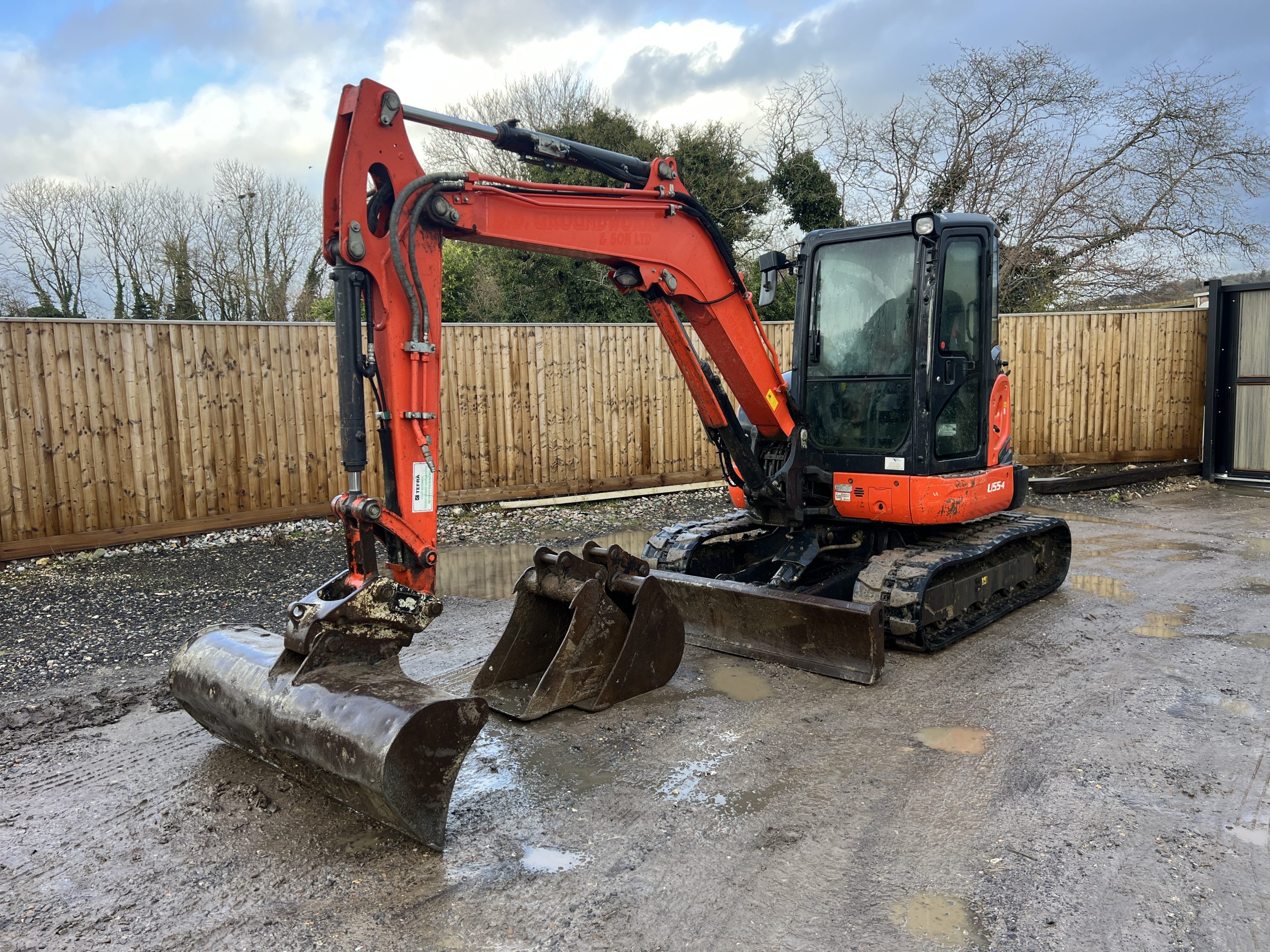 KUBOTA U55-4 HIGH SPEC 2017 - used plant for sale at J Hawes Ltd - view 2
