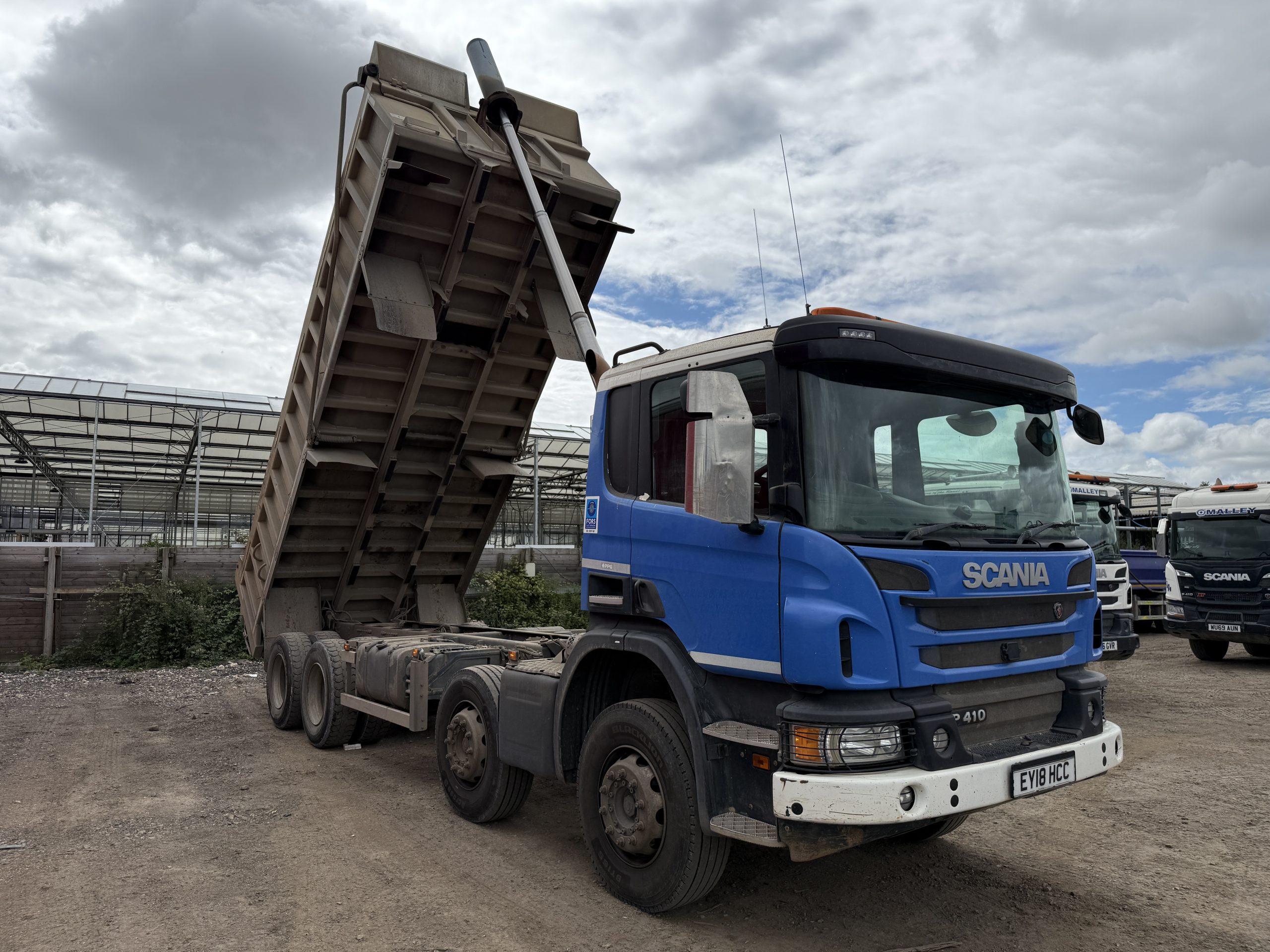 SCANIA P410 TIPPER 2018 - used trucks for sale at J Hawes Ltd - view 14