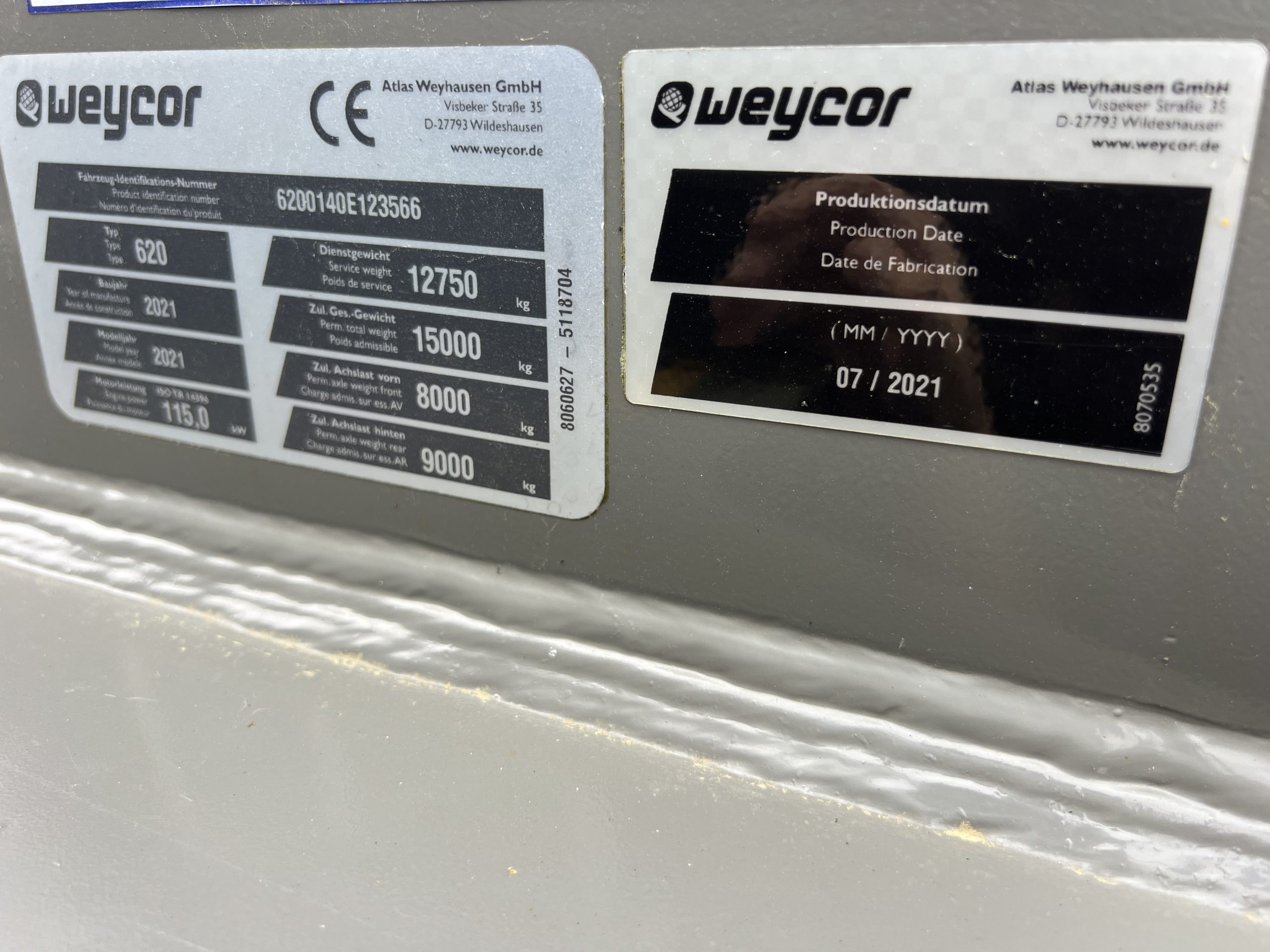 WEYCOR AR620 2021 - used plant for sale at J Hawes Ltd - view 13
