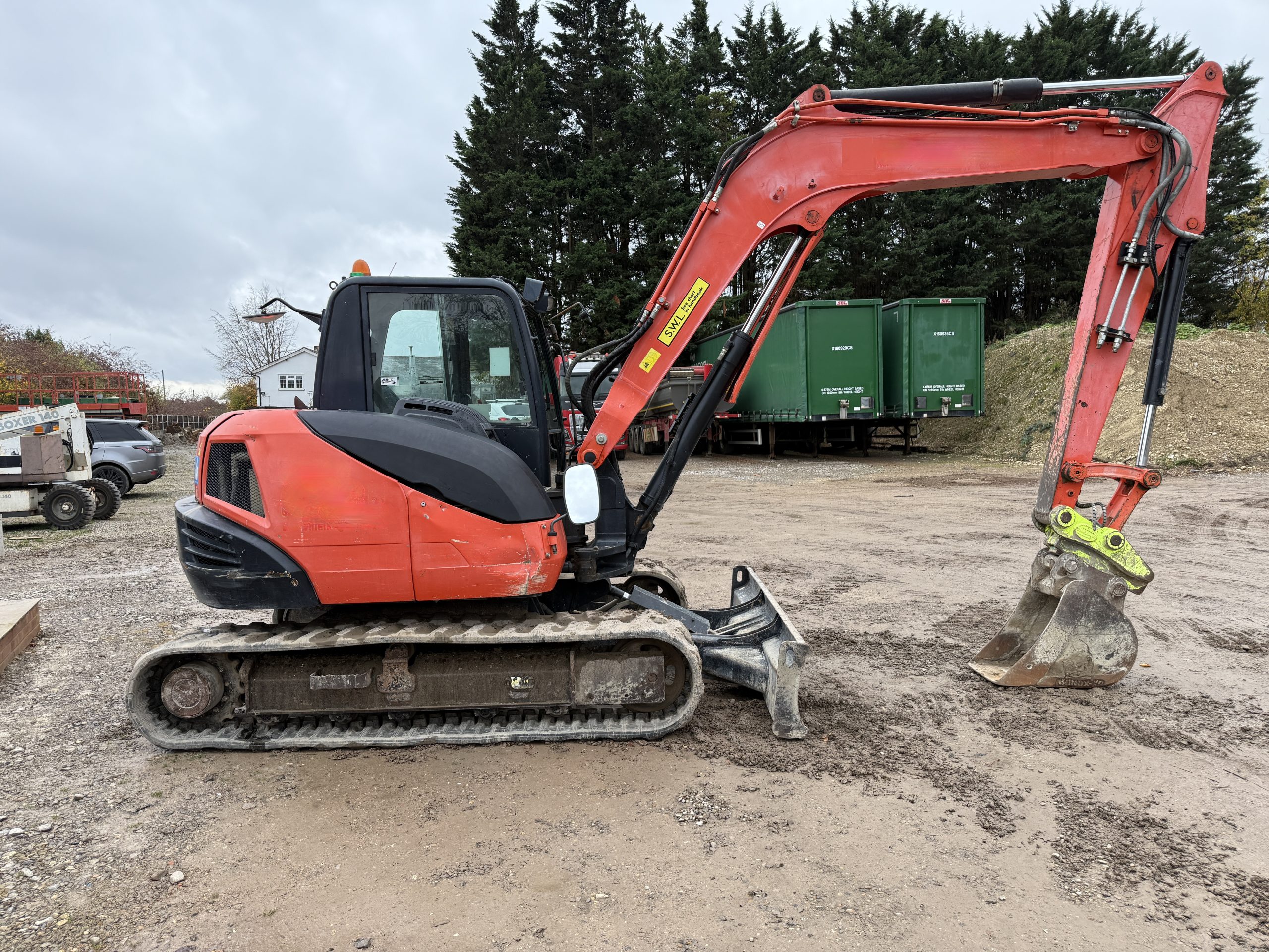 8T KUBOTA KX080-4 - used plant for sale at J Hawes Ltd - view 5