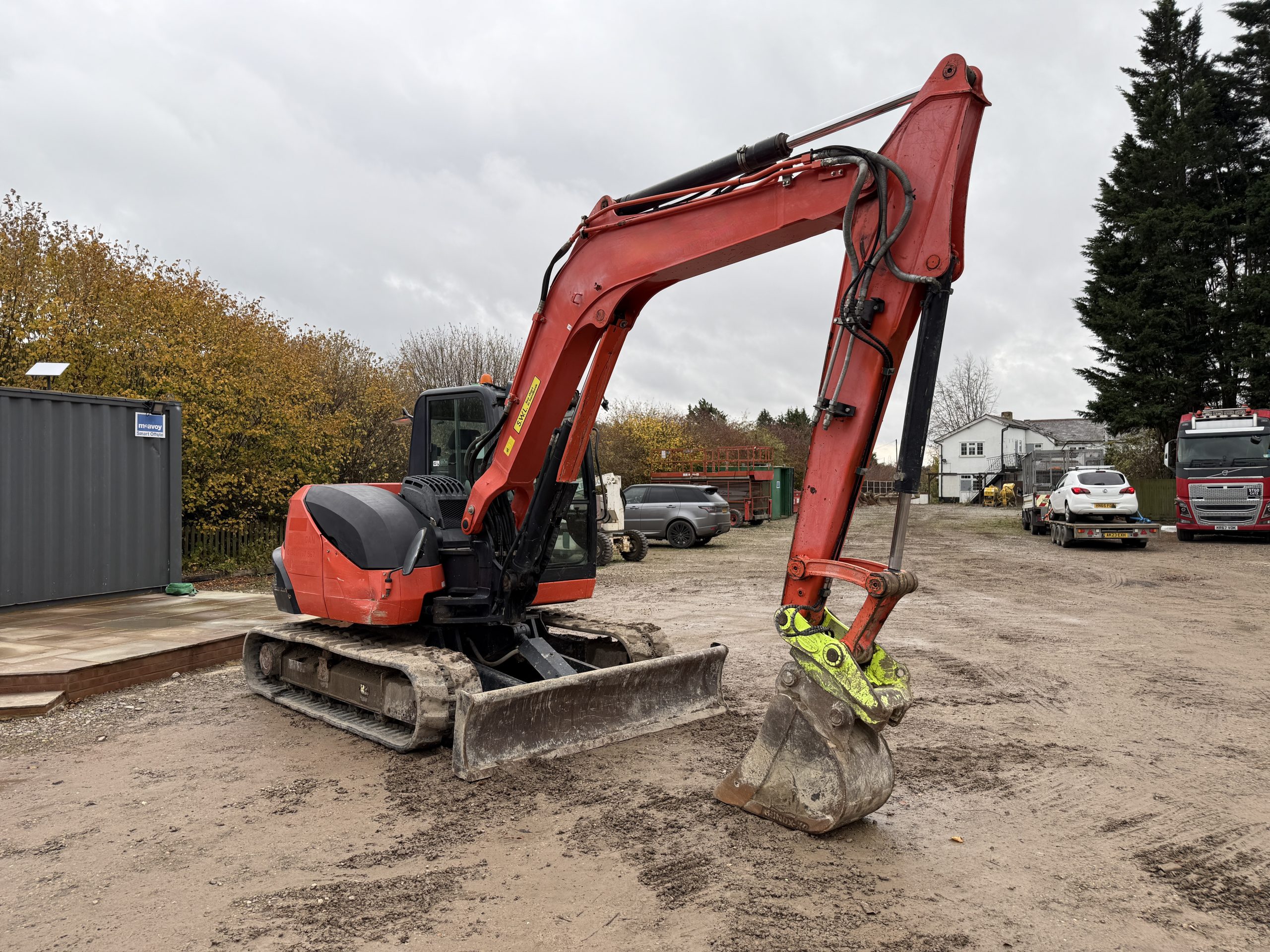 8T KUBOTA KX080-4 - used plant for sale at J Hawes Ltd - view 6