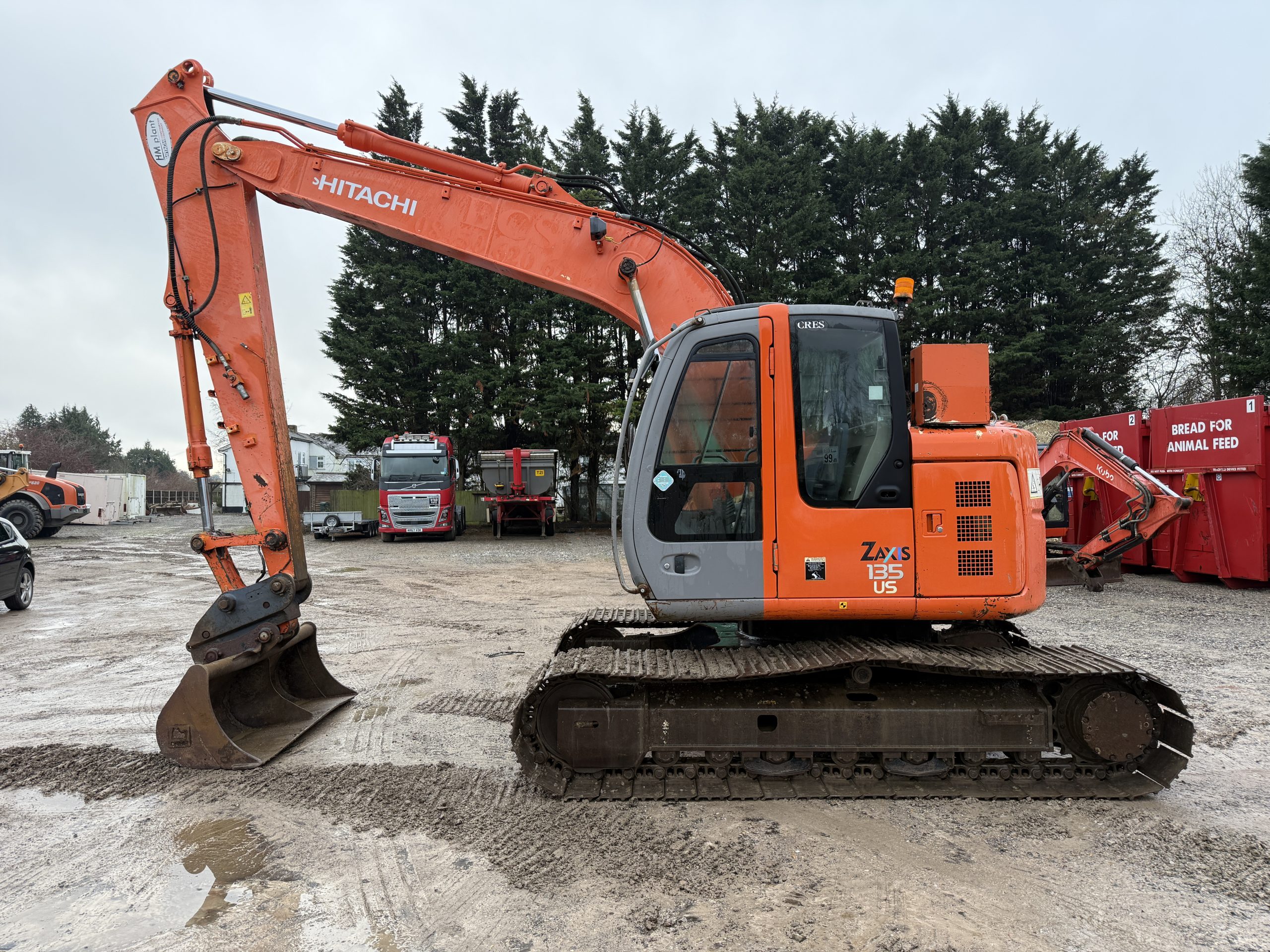 HITACHI ZX135US 2008 - used plant for sale at J Hawes Ltd