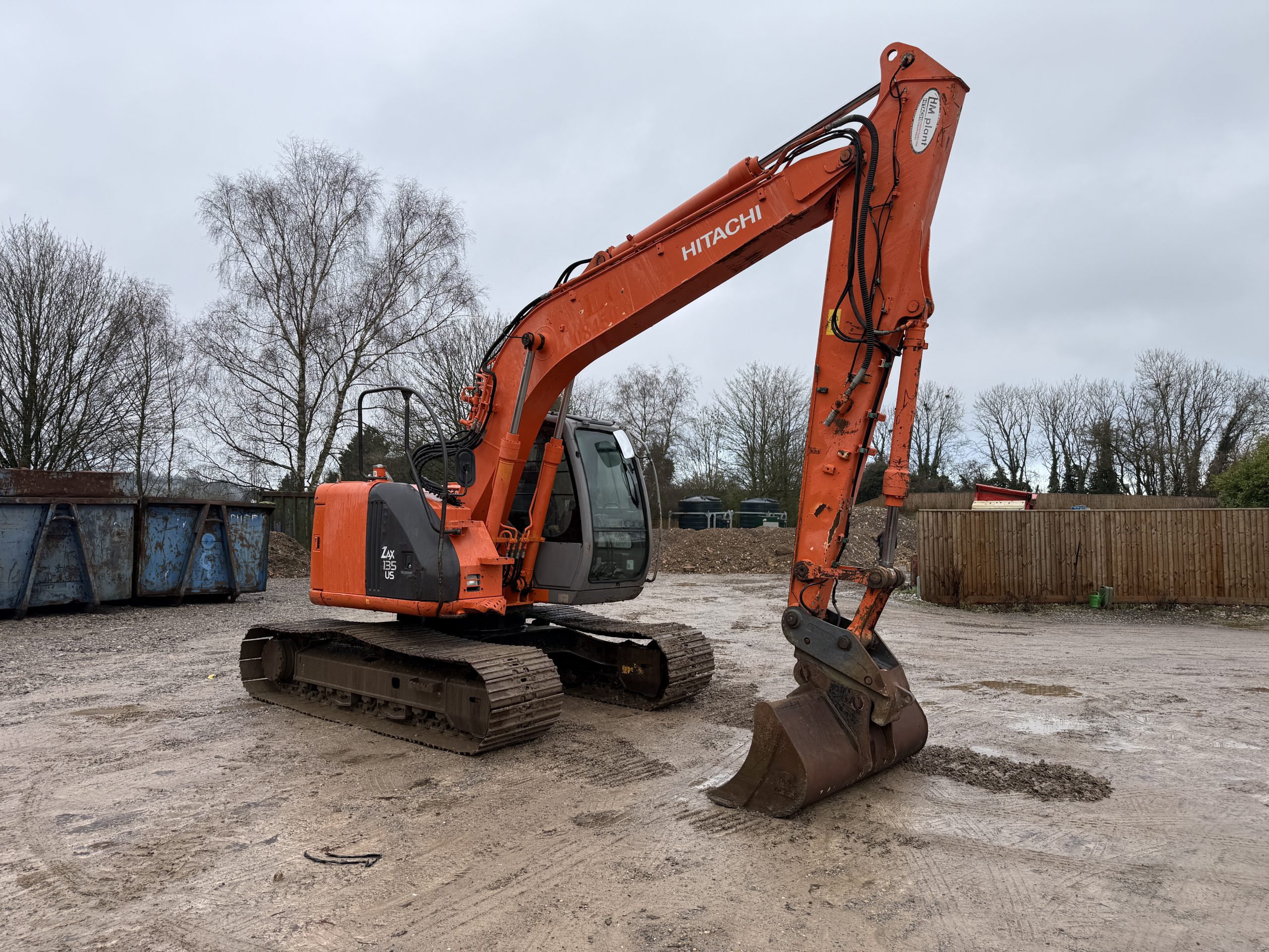 HITACHI ZX135US 2008 - used plant for sale at J Hawes Ltd - view 4