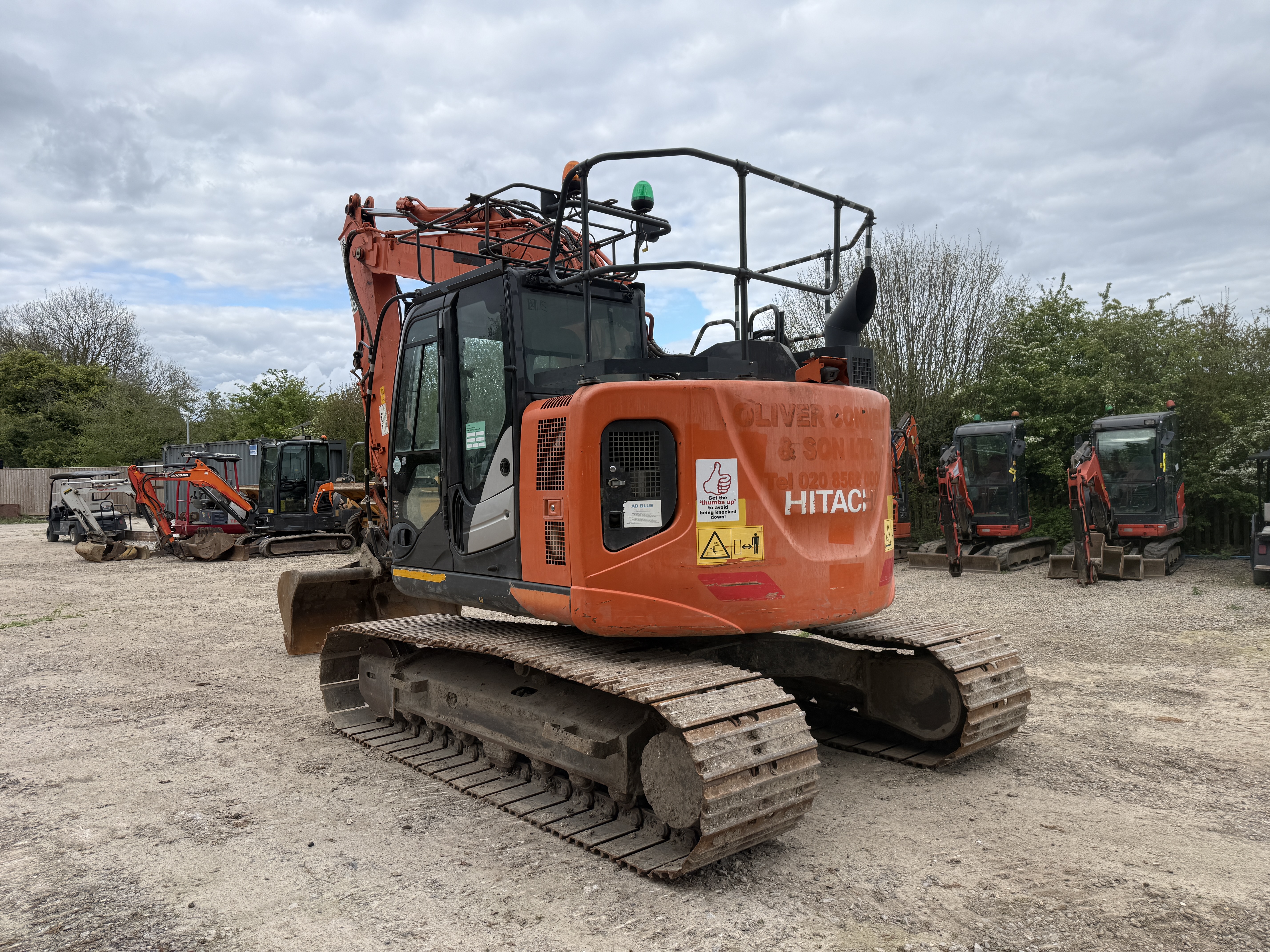 HITACHI ZX135US-6 2017 - used plant for sale at J Hawes Ltd - view 2