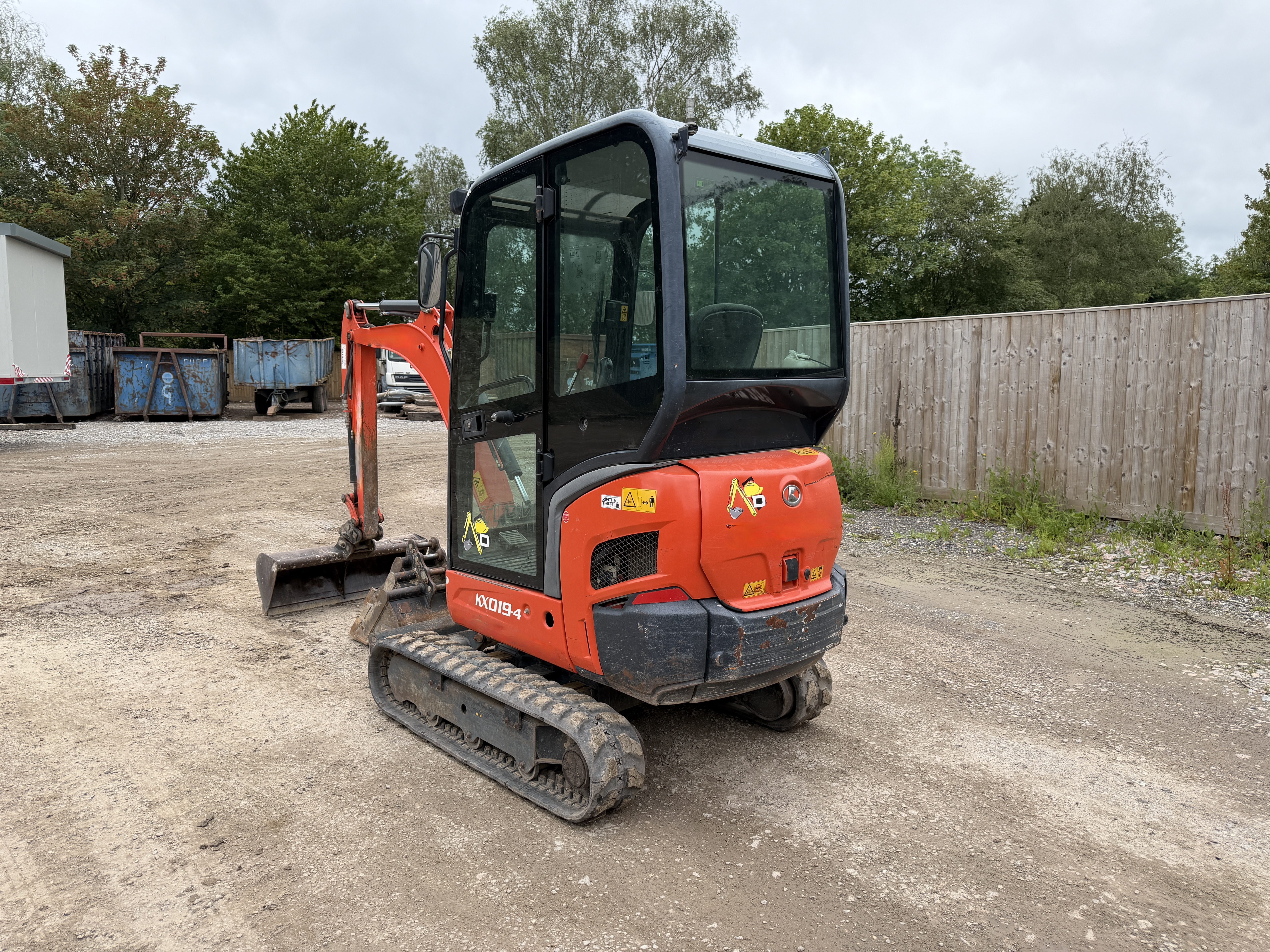 KUBOTA KX019 FULL CAB 2017 - used plant for sale at J Hawes Ltd - view 5
