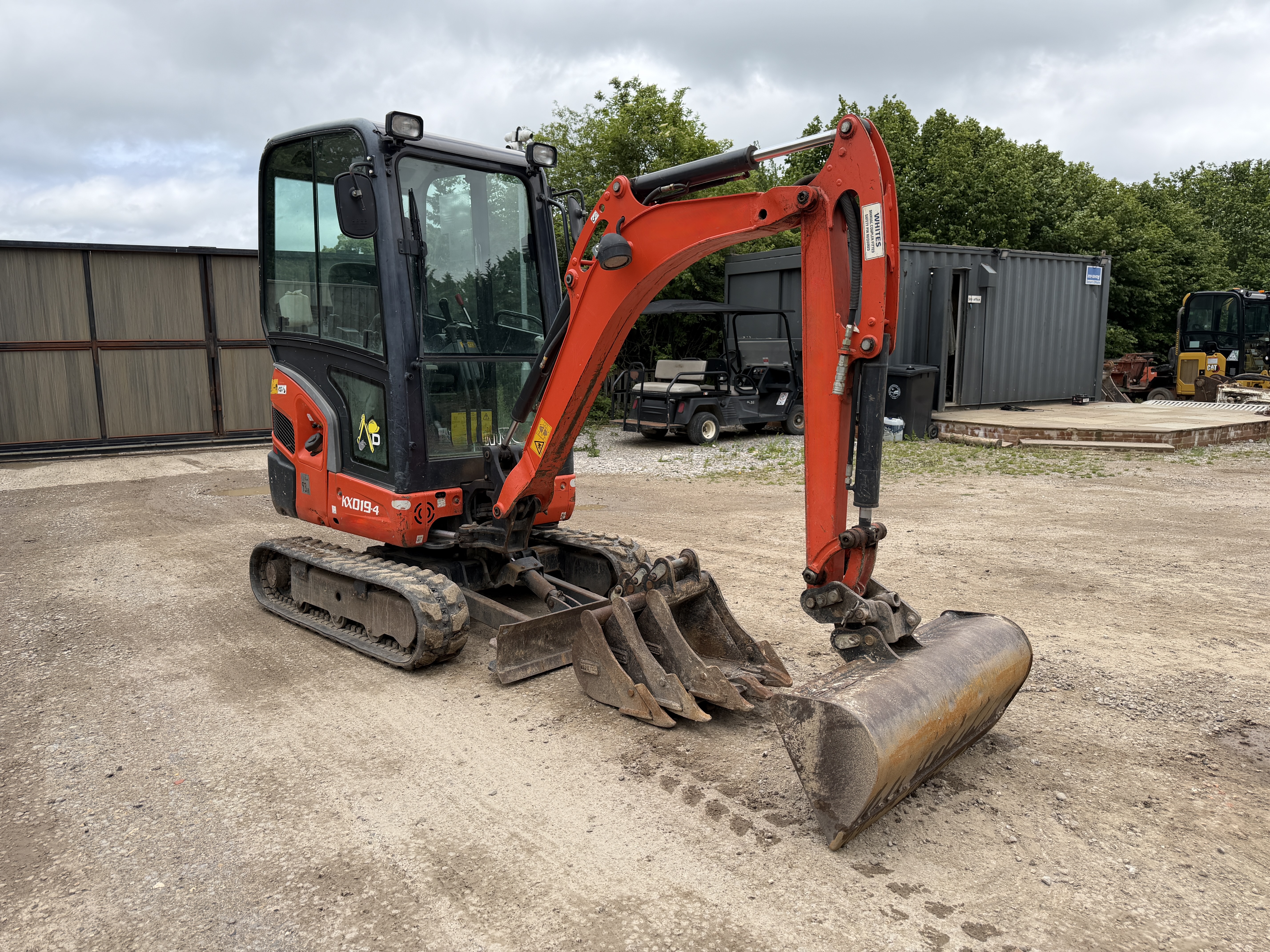 KUBOTA KX019 FULL CAB 2017 - used plant for sale at J Hawes Ltd - view 2