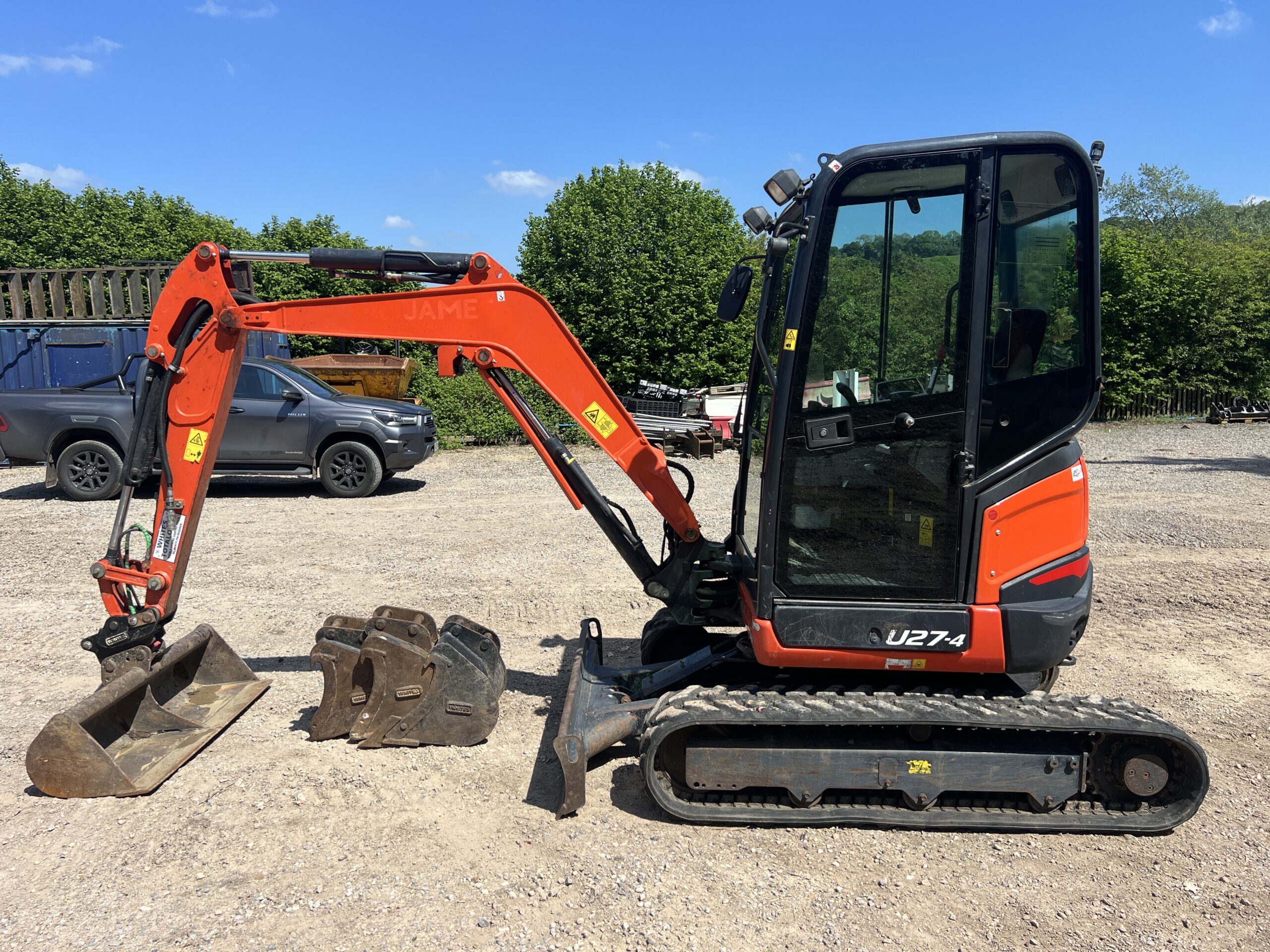 KUBOTA U27-4 MINI DIGGER 2021 - used plant for sale at J Hawes Ltd - view 5