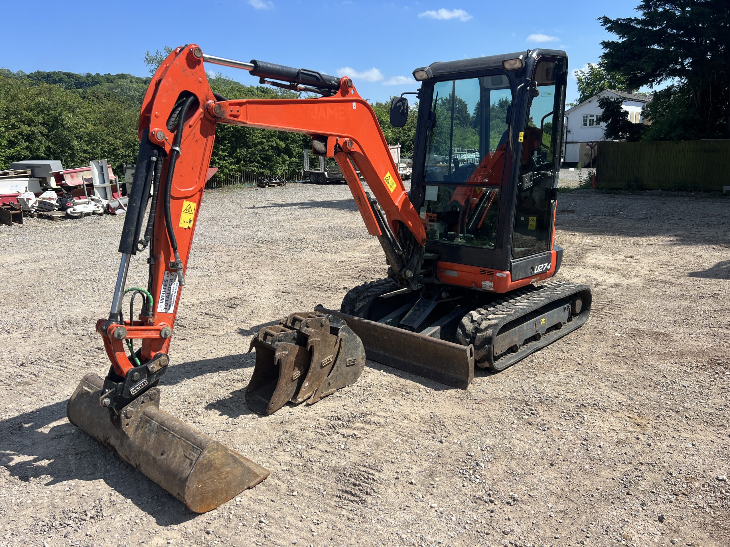 KUBOTA U27-4 MINI DIGGER 2021 - used plant for sale at J Hawes Ltd - view 6