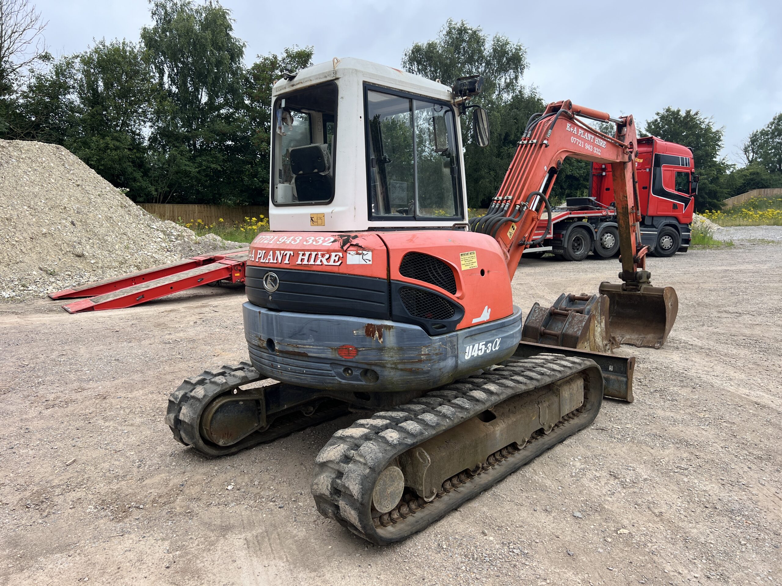 KUBOTA U45-3 2008 - used plant for sale at J Hawes Ltd - view 2