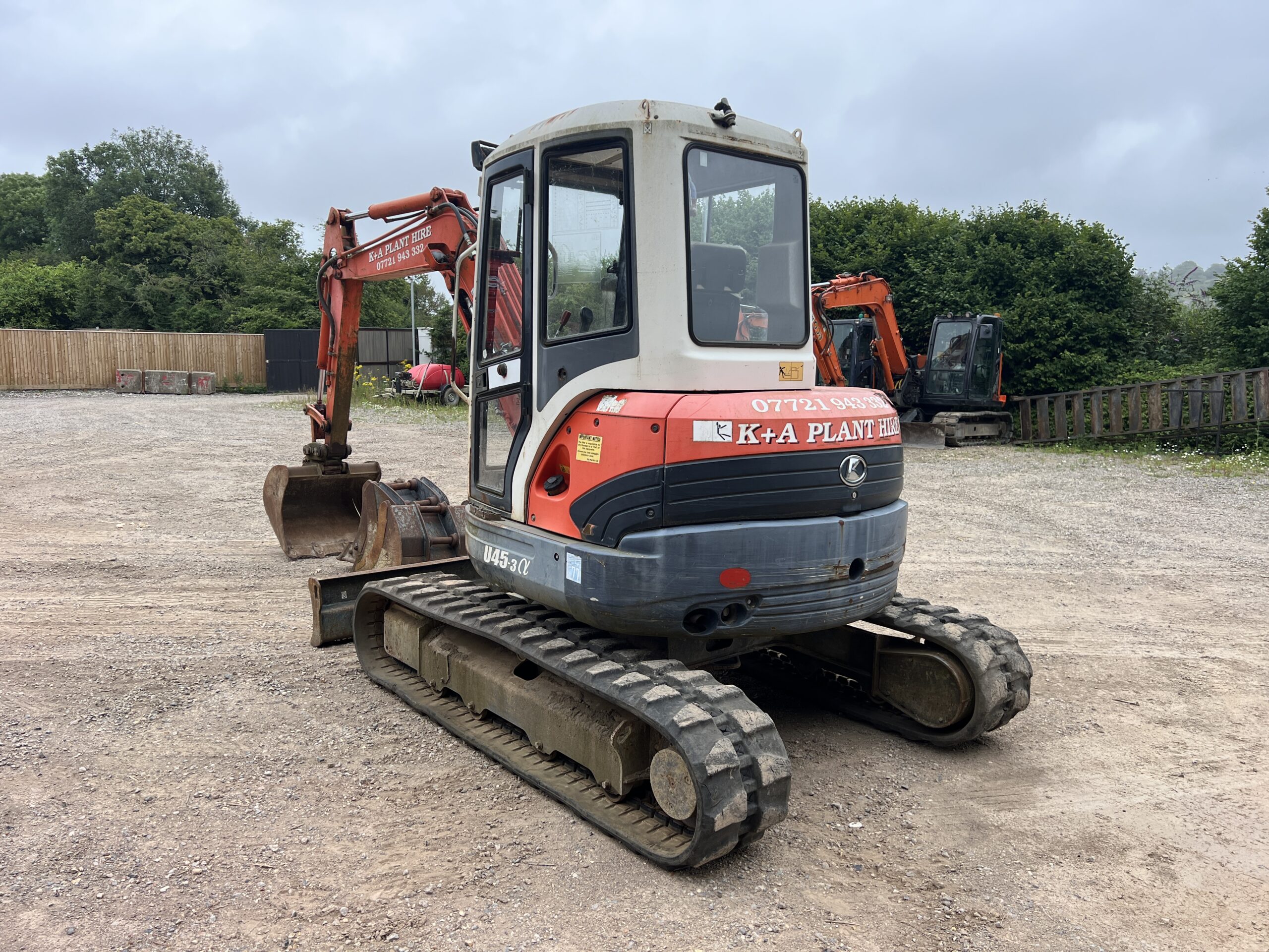 KUBOTA U45-3 2008 - used plant for sale at J Hawes Ltd - view 4