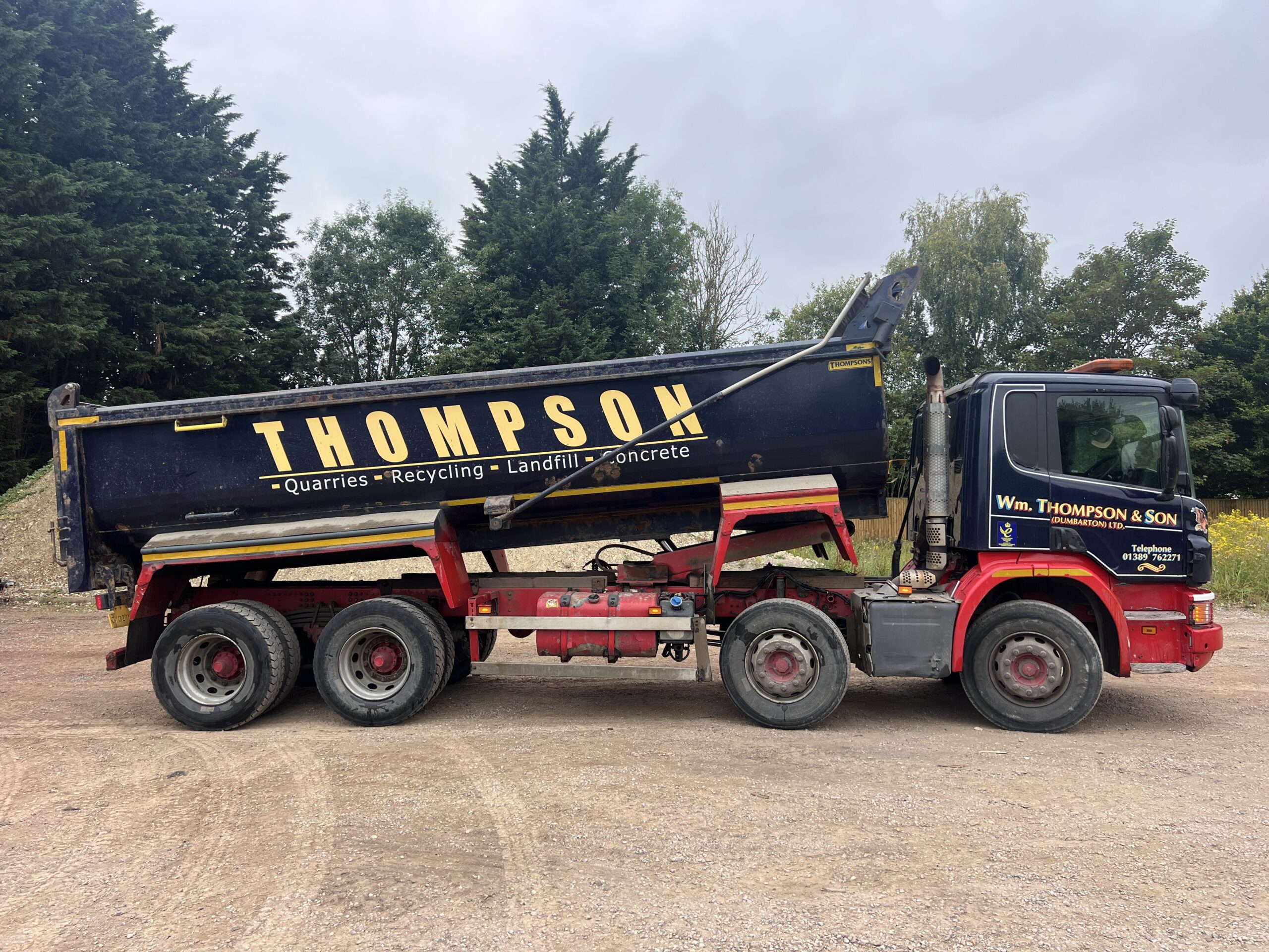 SCANIA P410 8X4 TIPPER 2016 - used trucks for sale at J Hawes Ltd - view 7