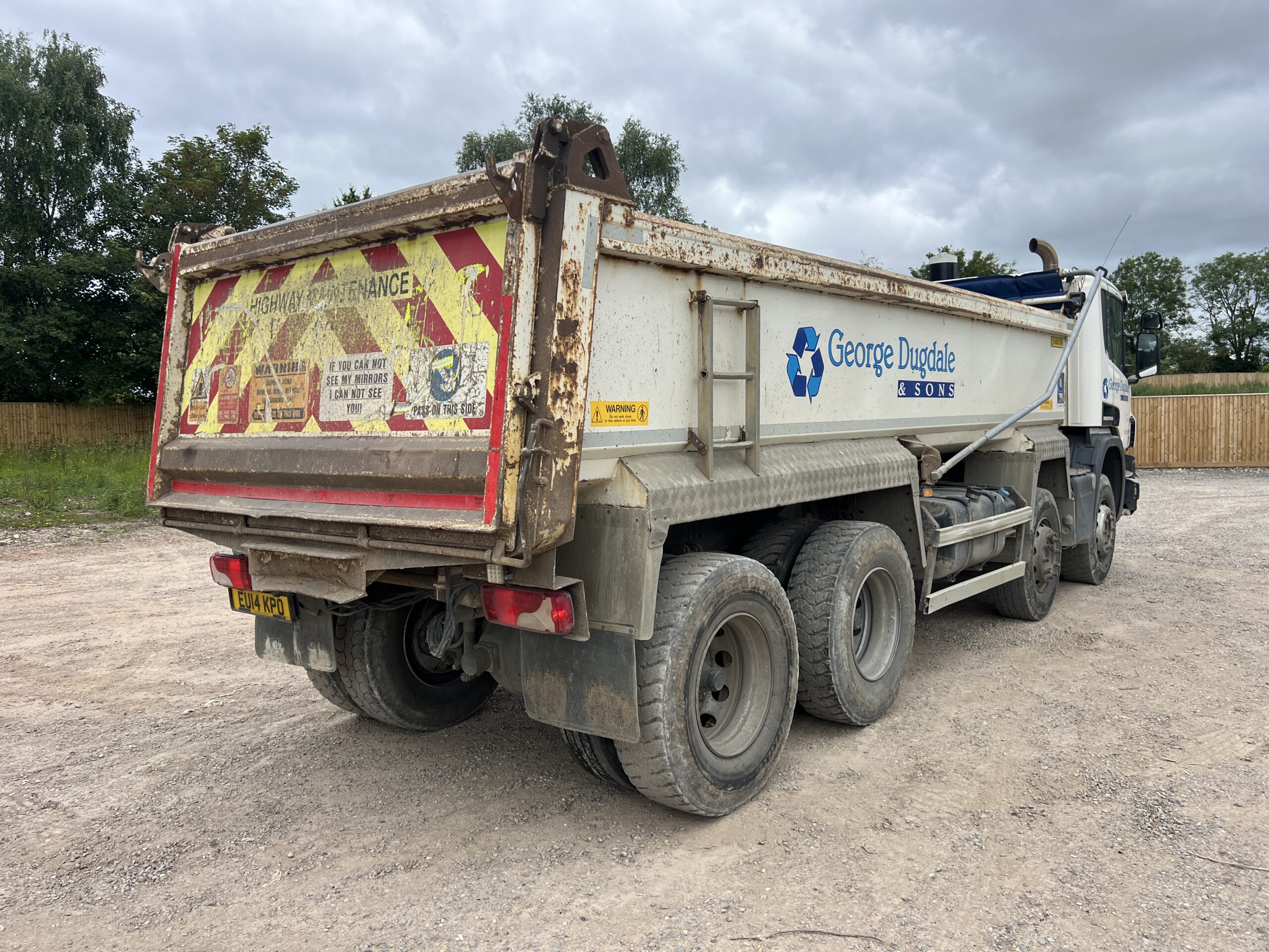 SCANIA P410 8X4 TIPPER 2014 - used trucks for sale at J Hawes Ltd - view 6