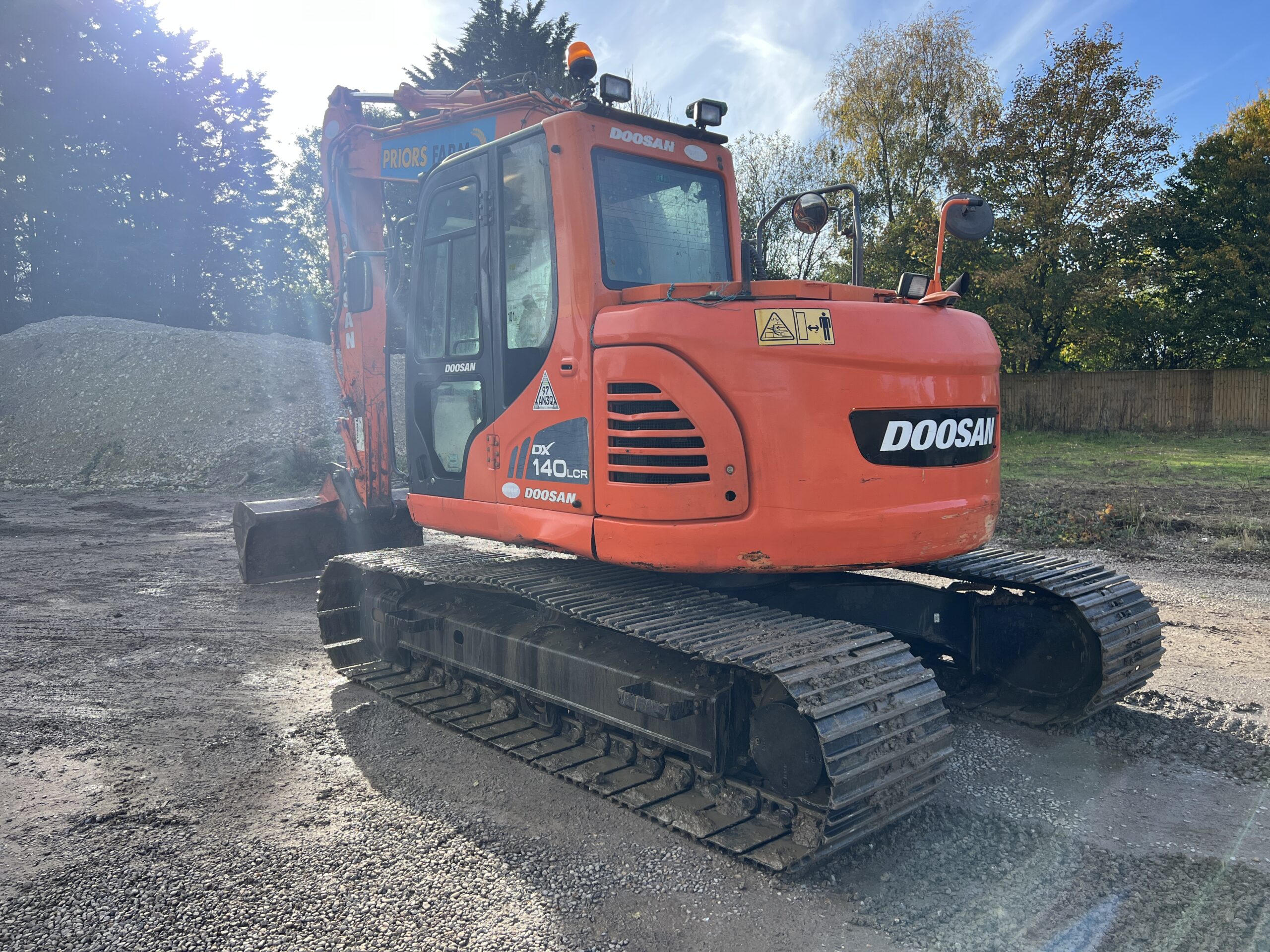 DOOSAN DX140LCR-3 2017 - used plant for sale at J Hawes Ltd - view 3