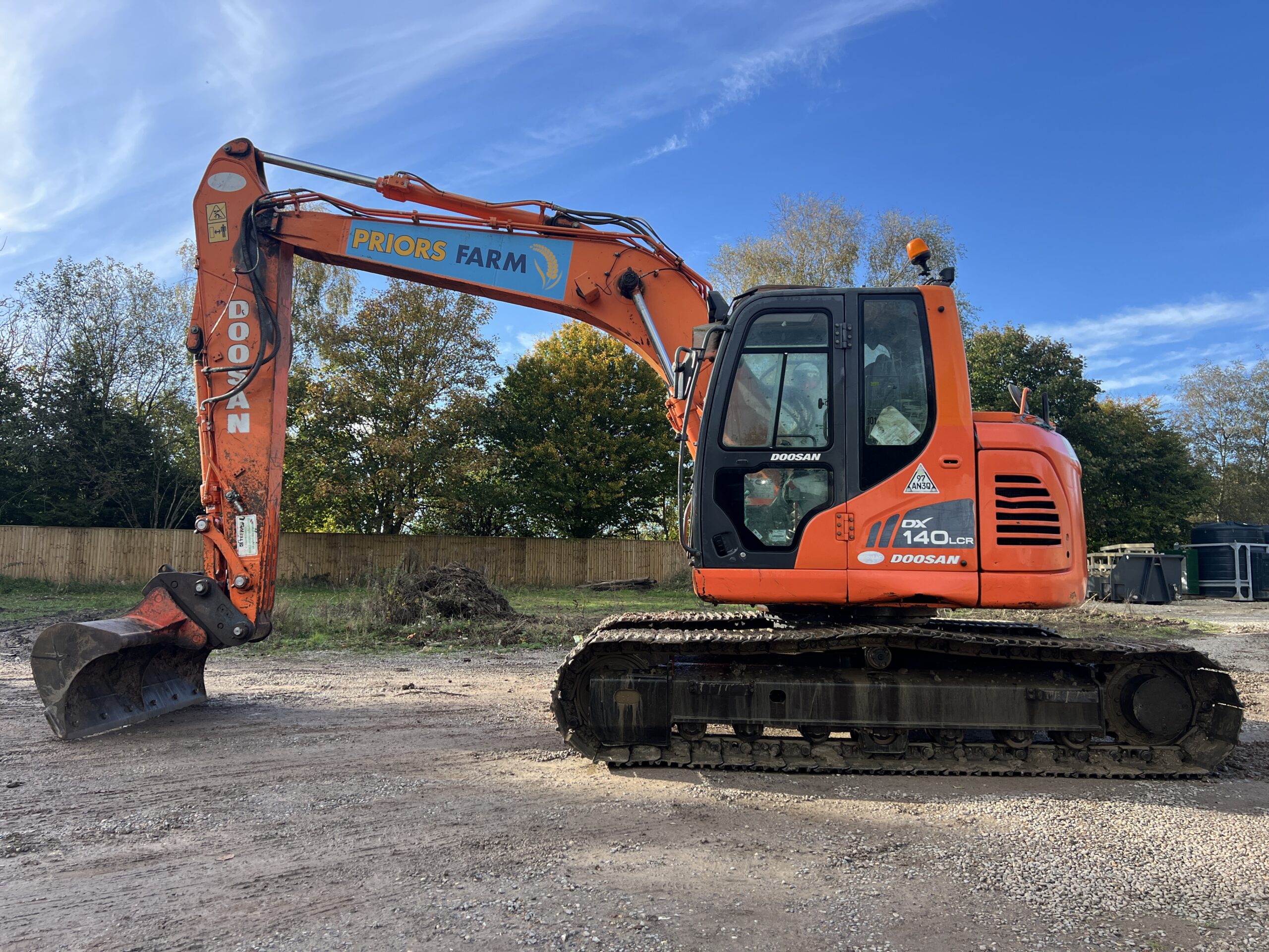 DOOSAN DX140LCR-3 2017 - used plant for sale at J Hawes Ltd - view 2