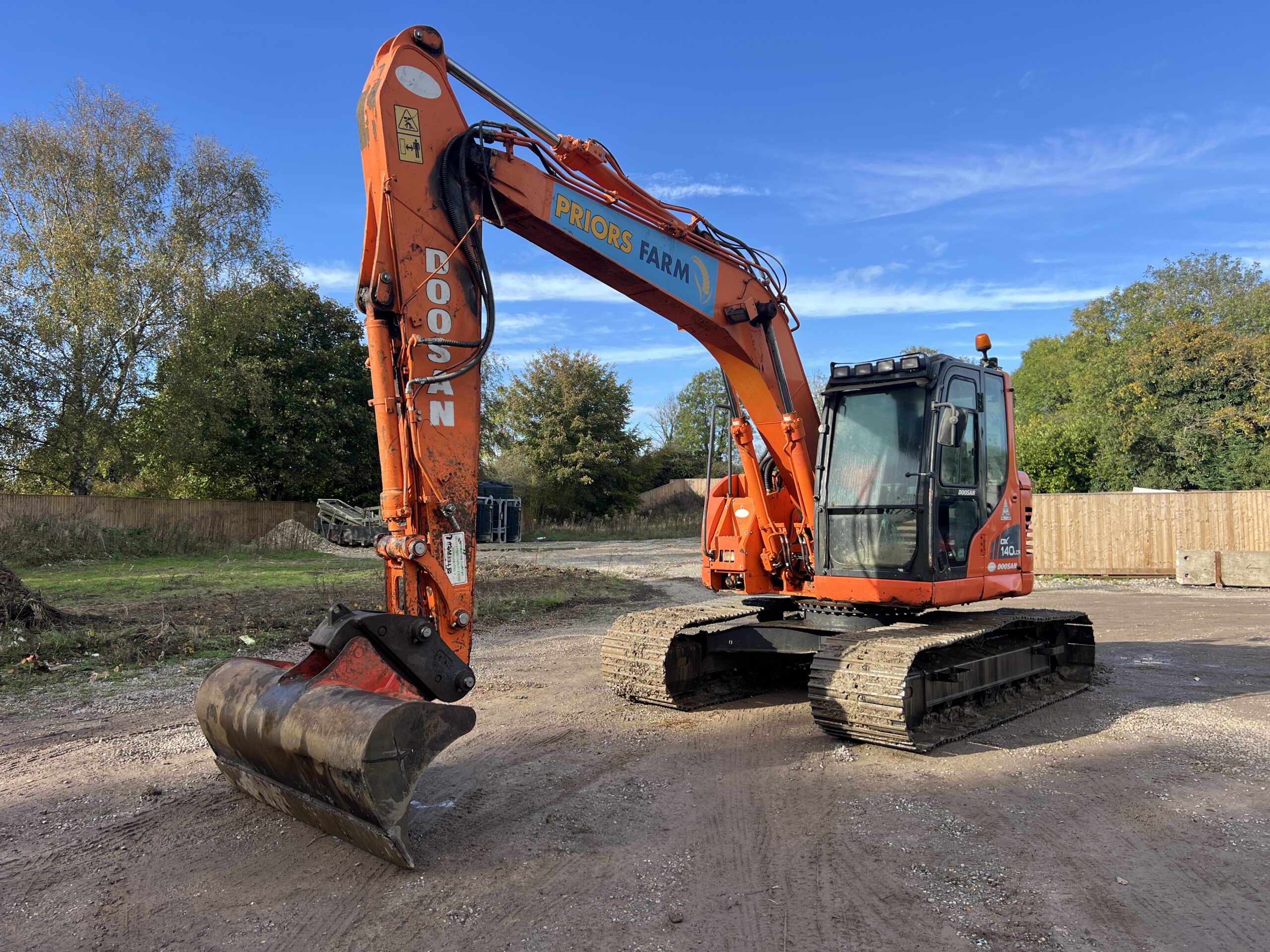 DOOSAN DX140LCR-3 2017 - used plant for sale at J Hawes Ltd - view 4