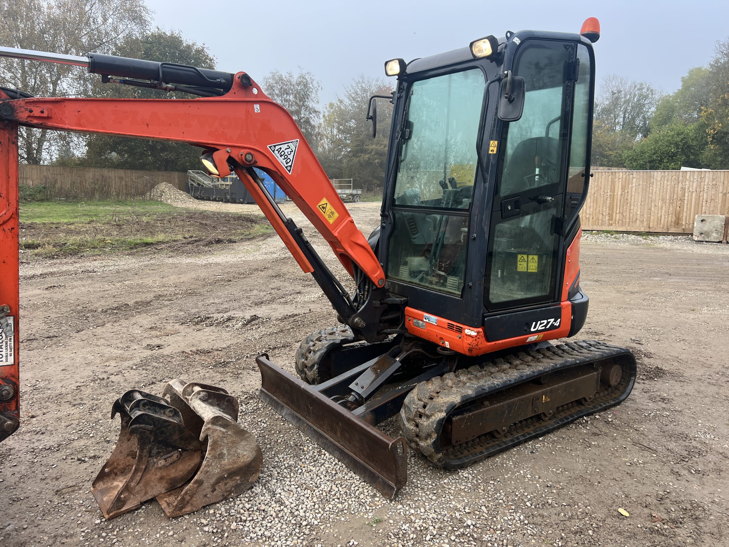 KUBOTA U27-4 2017 - used plant for sale at J Hawes Ltd - view 4